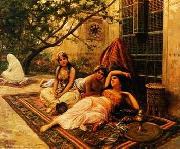 Arab or Arabic people and life. Orientalism oil paintings  236